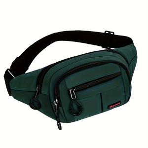 TEMU 남성과 여성용 허리 가방 비즈니스 컬렉션 대용량 가방 스포츠 다기능 크로스바디 가방 캐주얼 폰 가슴 가방