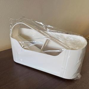 TEMU 1개 벽걸이 우산 거치대, 무드릴 설치, 헤비듀티 조절 가능한 우산 보관대, 다중 수납공간, 공간 절약형 수직 정리대 - 화이트, 내구성 플라스틱 (곡선형/