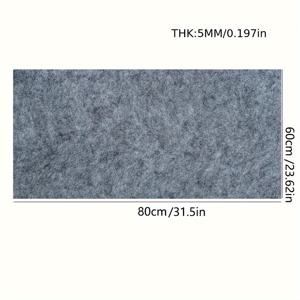 TEMU 1pc 브러시 서예 펠트 패드 - 5mm 두꺼운 (0.197in) 두꺼운 펠트 매트로 그림, 서예 및 예술 연습에 적합 - 글짓기 종이, 브러시 및 책상 매트, 예술 연습 매트 | 장식 책상 매트 | 내구성 있는 펠트 매트, 펠트 매트