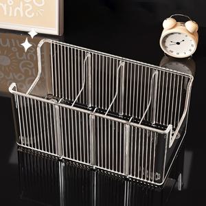 TEMU 대용량 분리형 벨트 수납 박스, 화장대 화장품 정리 및 욕실 수납에 적합