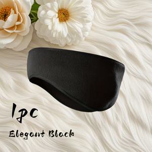 TEMU 1개 여성용 겨울 귀마개 & 헤어밴드 - 부드러운 플러시 보온 귀마개와 헤어밴드, 다양한 색상 (블랙, 오렌지, 블루, 화이트, 그레이, 네이비, 브라운) - 스키, 러닝, 하이킹, 사이클링, 승마, 낚시에 이상적 - 크리스마스, 발렌타인데이, 새해 선물 - 추운 날씨에 편안하고 따뜻함, 일상 및 야외 활동에 다용도 - 여성과 남성에게 이상적