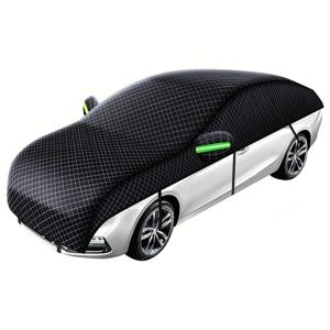 TEMU 헤비듀티 올웨더 카 커버 - 방풍 및 눈 차단, 극한 열/추위 및 폭우/눈에 강한 두꺼운 단열, 트럭, SUV용 풀 커버 타프 (대부분의 차량에 적합)