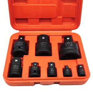 TEMU 8개 임팩트 소켓 어댑터 세트, 1” 3/4” 1/4