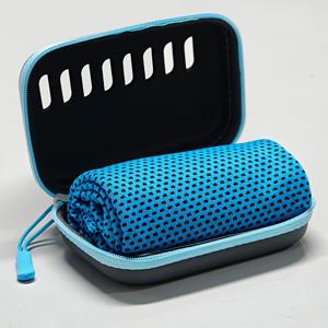 TEMU 냉감성 빠른 건조 스포츠 타월 - 보관함 포함, 가볍고 휴대하기 쉬운 캠핑, 하이킹, 러닝 및 체육관용. 내구성 있는 원단, 필수 아이템