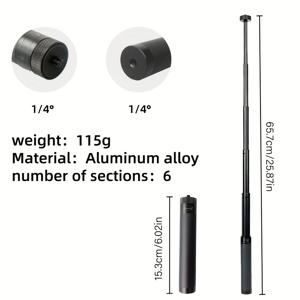 TEMU Insta360 X3 X4 ONE X 및 액션 카메라용 삼각대 연장 폴 셀카봉