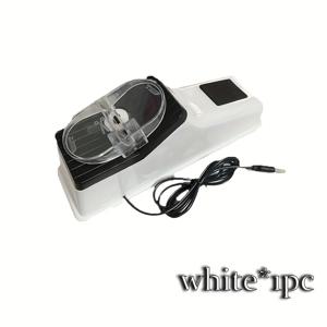 TEMU 전문가용 USB 전기 칼갈이 - 가정용 주방을 위한 양면 고속 회전식 연마 및 교체 가능한 그라인드스톤 6개 포함, 다양한 칼에 적합한 보호 커버|전동채칼