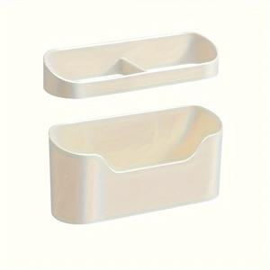 TEMU 2개/세트 현대적인 벽걸이 우산 스탠드, 긴 및 접이식 우산용, 조립이 필요없는 플라스틱 걸이 선반, 가정 또는 사무실 입구 보관용, 랙