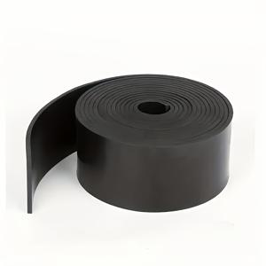 TEMU DIY 프로젝트용 튼튼한 블랙 고무 스트립 - 비점착성, 유연하고 내구성이 뛰어난 방수 및 공예용 - 배관, 자동차, 홈 개선에 이상적 - 절단 및 성형이 쉬운 공예 재료, 매끄러운 질감, 고품질 소재, 밀봉 테이프, DIY 애호가, 고무 포장, DIY 개스킷, 고무 스트립