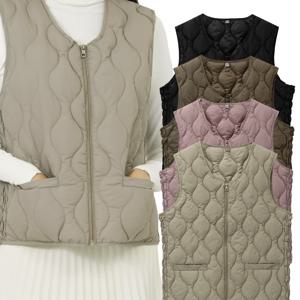 TEMU 파라고나 여성 어니언 셔링 패딩조끼