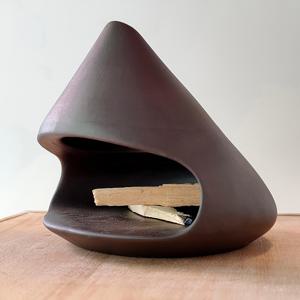 TEMU 팔로 산토 세라믹 홀더 - 무향 홈 데코 향 홀더 트레이 스탠드