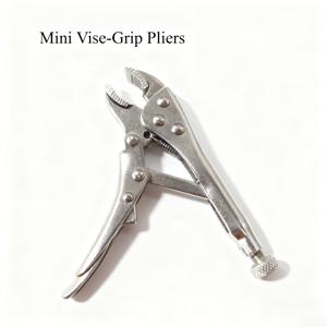 TEMU 탄소강 미니 바이스 그립 4인치 라운드 및 5인치 포인트 팁, 정밀 작업용 에르고노믹 핸들 헤비듀티 수동 클램핑 도구, 야외 사용을 위한 컴팩트하고 휴대하기 쉬운, 전원 필요 없음, 내구성 있는 금속 구조, DIY 및 전문가용 수공구, 핸디맨 도구, 핸드 툴 세트, 핸드 툴 키트