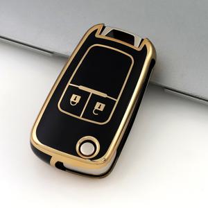 TEMU Opel 및 CHEVROLET 모델용 TPU 키 포브 커버 - Astra, Insignia, Meriva, Zafira, Mokka, Orlando, Aveo용 튼튼한 플립 케이스 거치대