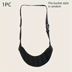 TEMU 여행용 액세서리 1개 초휴대가 편리한 비행기 발걸이 - 높이 조절 가능, 휴대용 소프트 폴리에스터 소재, 여행 발 받침대, 기내/기차/사무실용 공간 절약형 슬링