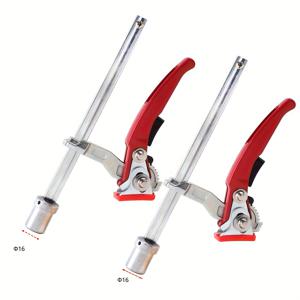 TEMU 수직 작업대용 2개 빠른 조절 용접 클램프 - 16mm/28mm 개구멍에 맞음, 내구성 있는 플라스틱 및 금속 구조