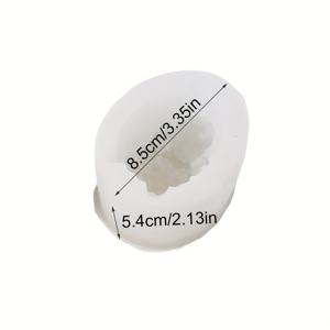 TEMU 3D 귀여운 말린 양 실리콘 캔들 몰드 동물 장식 공예 선물 DIY 향초 만들기 비누 점토 석고 레진 몰드 홈 데코