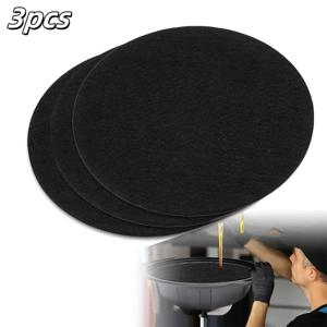 TEMU 3pcs 38x38cm 원형 오일 스플릿 가드 패드 - 자동차 엔진 및 트랜스미션용 열 저항 스플래터 가드, 오일 교체, 기어 변속 및 열 저항 환경용 쉽게 청소 가능한 스플래터 방지 패드, 자동차 유지보수, 열 저항 소재