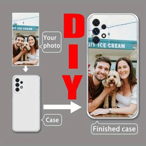 TEMU 삼성 갤럭시 모델용 개인화된 투명 폰 케이스, 26일 2024년 12월부터 2023년 11월까지, 가족을 위한 창의적인 선물로 완벽함