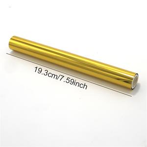 TEMU 1pc 토너 반응성 호일 종이 카드 용 포장지 반짝 이는 공예품 스크랩북 종이 공예 레이저 프린터 및 라미네이터로 수제 호일 19.3cm X 5m