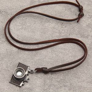 TEMU 1개 패션 레트로 인조 가죽 카메라 펜던트 긴 목걸이 남녀공용, 일상 데이트 액세서리, 힙합 트렌디 목장식, 무대 공연, 촬영, 의상 소품, 남자친구, , 친구, 생일 선물, 크리스마스 및 새해 선물용|남자목걸이
