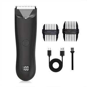 TEMU 남성용 바디 트리머, 전기 면도기, 전기 인귄 및 헤어 트리머, 세라믹 블레이드 남성 위생 쉐이버