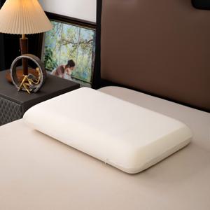 TEMU 럭셔리 수면 도움용 베개 - 에르고노믹 목 지원, 5성급 호텔 표준, 중간 경도, 지퍼 잠금, 기계 세탁 가능, 흰색, 모든 계절 사용, 편안한 수면, 현대적인 디자인, 폴리에스터 커버