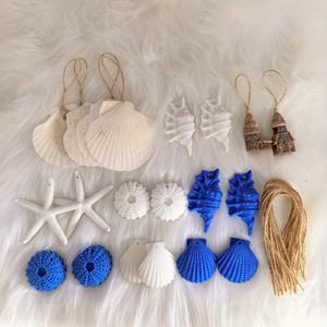 TEMU 22개 조각, 별모양 해변 장식용 조개껍데기, 바다말, 소라, 파티 및 휴일 장식품
