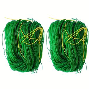 TEMU 2개 중량 클라이밍 식물 정원 트리리스 네티, 3X6Ft (90Cm X 180Cm) - 유연한 녹색 지원 프레임으로 포도, 오이, 토마토 및 포도, 설치가 쉬움, 노란색 허리띠가 있는 클라이밍 식물 트리리스