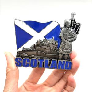 TEMU 1PC 스코틀랜드 테마 냉장고 자석 - 에딘버러 성 + 백파이퍼 기념품, 홈 오피스 주방 장식용 액세서리 (식기세척기 호환)