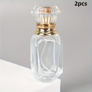 TEMU 2개 세트 30ml 고급 골드 향수 스프레이 병, 여행 및 샘플 포장용