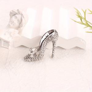 TEMU 1개 우아한 여성용 하이힐 브로치 핀 - 드레스, 스카프, 가방, 코트 장식용 반짝이는 액센트 - 생일, 기념일, 발렌타인데이, 어머니날을 위한 고급 신발 주얼리 선물, 여성 액세서리, 내구성 있는 공예품