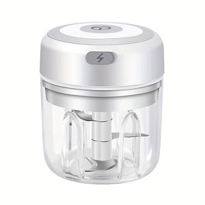 TEMU 250ml 고기 분쇄기, 야채 다지기, 전동 마늘 다지기, USB 충전식 미니 다지기, 강력한 소형 푸드 프로세서, 야채 믹서, 무선 식품 다지기 (생강, 고추, 과일, 고기 등)|야채다지기