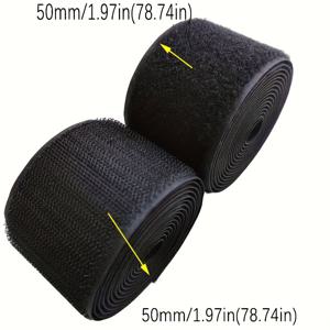 TEMU 접착식 고정 테이프, 쉽게 꿰매기, 비점착, 텐트, 옷, 공예 및 DIY 엔지니어링용 인터록킹, 크기 30mm/40mm/50mm