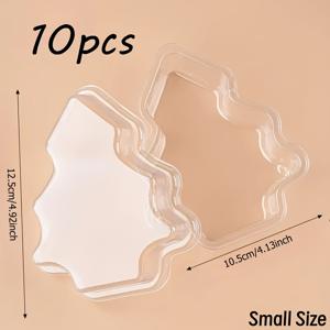 TEMU 20개 크리스마스 트리 쿠키 선물 상자 세트 - 10개 베이스 + 10개 뚜껑, 디저트, 사탕 및 휴일 간식용 재사용 가능한 플립탑 용기, 축제 디자인의 내구성 있는 보관 솔루션, 파티 서빙,디저트 디스플레이,장식용 포장,식품 안전 소재,간식 홀더,디저트 애호가,파티 플래너