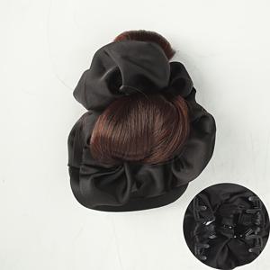 TEMU 여성용 우아한 블랙 헤어클로 번메이커 - 포니테일, 업스타일에 적합한 부드러운 컬리웨이브 텍스처의 안정감 있는 머리핀. 결혼식, 파티, 데일리 헤어스타일 (모든 헤어 유형)을 위한 내구성과 미끄럼방지 디자인. 롱 포니테일 클립, 포니테일 익스텐션 클로우 클립, 클립온 헤어 익스텐션, 액세서리