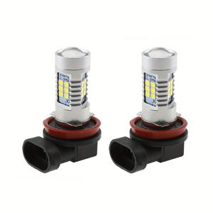 TEMU 2 LED 안개등 자동차용 - H8 H11 H16 2835 칩 전구, 12V 주간 주행등 및 DRL, 사용 준비 완료, 쉬운 설치, LED 조명은 차량에 적합, 배터리 미포함, 자동차 조명,차량 조명,컴팩트 디자인,세련된 조명,에너지 효율적인 조명,신뢰할 수 있는 구조,쉬운 설치,트럭 운전사,자동차 정비사