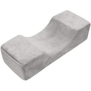 TEMU 살롱 눈썹 연장 목 베개 - 눈썹 연장 및 메이크업 적용 중 목 보호를 위한 편안한 벨벳 미용 쿠션입니다.