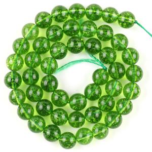 TEMU 1줄 ASVRAI U 천연 그린 페리도트 비즈 - 15인치(38cm) 루즈 비즈, 4/6/8/10/12mm 라운드 비즈 - 여성용 주얼리 만들기용 딥 그린 투-라이트 톤, 매력적인 비즈, 참 비즈