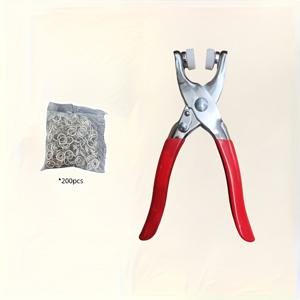 TEMU 200개 스테인리스 스틸 스냅 단추 및 프레서 풋 세트 - 쉬운 DIY 의류 버튼 설치 도구 키트