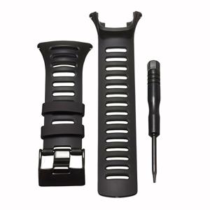 TEMU 3pcs 세트 실리콘 고무 스트랩 스위치로 SUUNTO AMBIT 1, 2, 3 - 블랙 디플로이블 클래스, 방수 및 충격 방지, 야외 활동에 이상적, 야외 장비|조절 가능한 스트랩|내구성 있는 고무 스트랩, 시계 액세서리