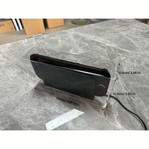 TEMU 닌텐도 스위치 2 콘솔 및 베이스용 투명 아크릴 먼지 커버, 스위치/OLED 스탠드 호환, 아크릴 디스플레이 케이스, 범용 보호 쉘 액세서리, 스크래치 방지 게이밍 액세서리, DIY