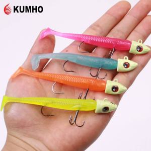 TEMU 1개 춤추는 갈치 갈치루어웜 갈치지그헤드 트레블훅 색상랜덤배송