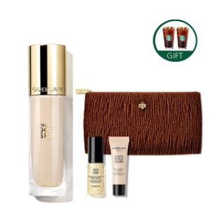 (단독/3종증정) 빠뤼르 골드 스킨 파운데이션 세트(+스타벅스2잔)