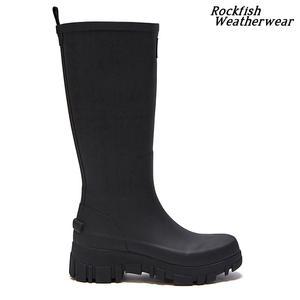 락피쉬 플랫폼 레인부츠 롱 블랙 (FLATFORM RAIN BOOTS LONG-BLACK)