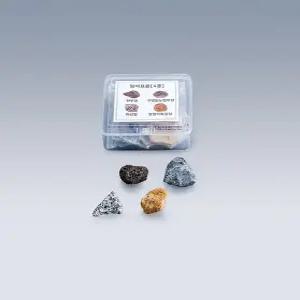 [더원사이언스] 암석표본 (4종)(화강암2, 현무암2) KSIC-25118/25118/암석표본/과학영재/과학교구