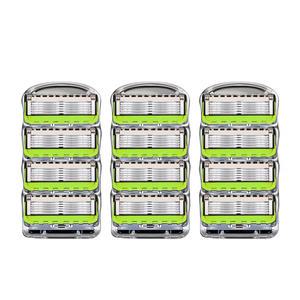 투썬 질레트 퓨전 그린 5중 면도날 저자극 퓨전 파워 프로글라이드 프로쉴드 대체 면도날