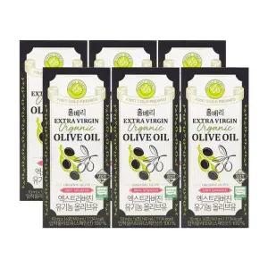홀베리 엑스트라버진 유기농 올리브유 10ml x 14포 x 6박스
