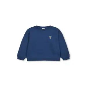 [폴햄키즈] 공용)플리스기모 맨투맨F4TR3811-BL