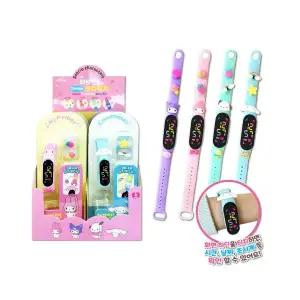 8000 산리오 러브잇 체인지 코디워치 어린이 캐릭터 터치 시계 파츠 꾸미기