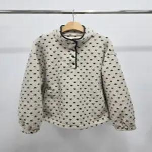 양털 하트 덤블 후리스 아노락