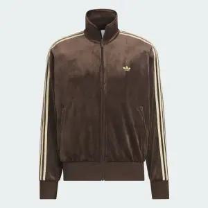 아디다스 오리지널 파이어버드 벨루어 벨벳 트랙탑 져지 다크 브라운 KD9373